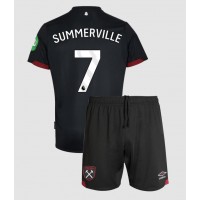 Fotbalové Dres West Ham United Crysencio Summerville #7 Dětské Venkovní 2024-25 Krátký Rukáv (+ trenýrky)